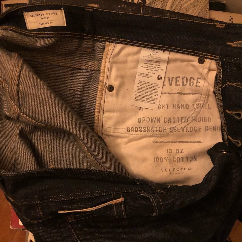 Selected Homme Indigo Selvedge Denim